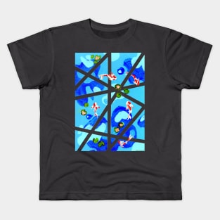 Geometric Koi Pond Kids T-Shirt